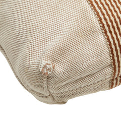 エルメス ニューフールトゥ カバス ハンドバッグ トートバッグ ベージュ ブラウン キャンバス レディース HERMES 【中古】