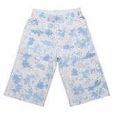 ディオール タイダイ柄 パンツ ハーフパンツ サイズ:10 ホワイト ライトブルー コットン ポリウレタン レディース Dior 【中古】