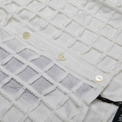 ドルチェアンドガッバーナ ヘンリーネック レイヤード Tシャツ サイズ:48 ホワイト コットン メンズ DOLCE&GABBANA 【中古】