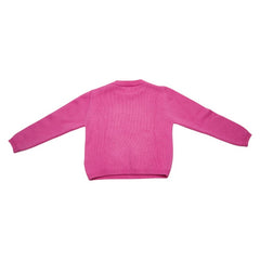 ディオール ロゴ セーター ニット サイズ:8 ピンク ウール レディース Dior 【中古】