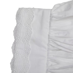 ドルチェアンドガッバーナ レース ビジュー スカート フレアスカート サイズ:40 ホワイト コットン ポリエステル レディース DOLCE&GABBANA 【中古】