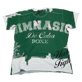 ドルチェアンドガッバーナ GIMNASIO Tシャツ サイズ:46 グリーン マルチカラー コットン メンズ DOLCE&GABBANA 【中古】