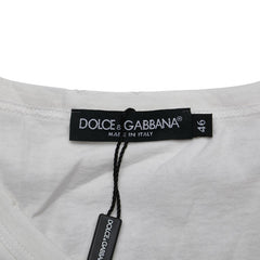 ドルチェアンドガッバーナ タンクトップ サイズ:46 ホワイト コットン メンズ DOLCE&GABBANA 【中古】