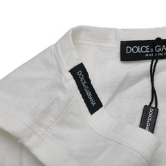 ドルチェアンドガッバーナ タンクトップ サイズ:46 ホワイト コットン メンズ DOLCE&GABBANA 【中古】