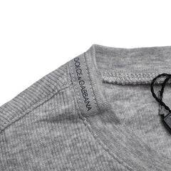 ドルチェアンドガッバーナ ヘンリーネック Tシャツ サイズ:48 グレー コットン メンズ DOLCE&GABBANA 【中古】