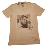 ドルチェアンドガッバーナ スティーブ マックイーン Tシャツ サイズ:46 ブラウン コットン メンズ DOLCE&GABBANA 【中古】