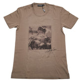 ドルチェアンドガッバーナ スティーブ マックイーン Tシャツ サイズ:44 ブラウン コットン メンズ DOLCE&GABBANA 【中古】