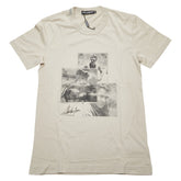 ドルチェアンドガッバーナ スティーブ マックイーン Tシャツ サイズ:48 ベージュ マルチカラー コットン メンズ DOLCE&GABBANA 【中古】
