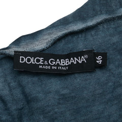 ドルチェアンドガッバーナ ミッキー オーバーダイ 長袖Tシャツ ロンT サイズ:46 グレー マルチカラー コットン メンズ DOLCE&GABBANA 【中古】
