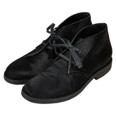 ボッテガヴェネタ ブーツ チャッカブーツ サイズ:42 ブラック ハラコ メンズ BOTTEGAVENETA 【中古】