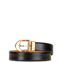 ルイ ヴィトン サンチュール クラシック ベルト M6883U ブラック ゴールド レザー メッキ メンズ LOUIS VUITTON 【中古】