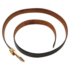 ルイ ヴィトン サンチュール クラシック ベルト M6883U ブラック ゴールド レザー メッキ メンズ LOUIS VUITTON 【中古】