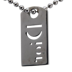 ディオール Diorロゴ プレート ボールチェーン ネックレス シルバー メタル レディース Dior 【中古】