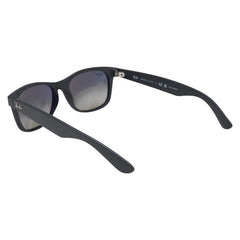 レイバン NEW WAYFARER サングラス RB2132 ブラック ブルー プラスチック メンズ Ray-Ban 【中古】