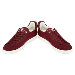 ルイ ヴィトン スニーカー ローカットスニーカー サイズ:6 1/2 レッド キャンバス レザー レディース LOUIS VUITTON 【中古】