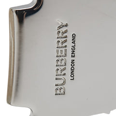 バーバリー ロゴ ボトルオープナー チャーム キーリング シルバー メタル レディース BURBERRY 【中古】
