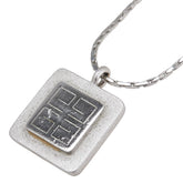 ジバンシー 4G ロゴプレート ネックレス シルバー メタル レディース Givenchy 【中古】