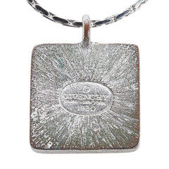 ジバンシー 4G ロゴプレート ネックレス シルバー メタル レディース Givenchy 【中古】