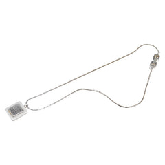 ジバンシー 4G ロゴプレート ネックレス シルバー メタル レディース Givenchy 【中古】