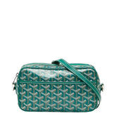 ゴヤール カップヴェールPM 斜め掛け ショルダーバッグ グリーン PVC レザー レディース GOYARD 【中古】