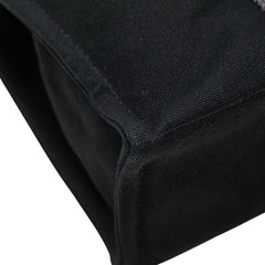 エルメス フールトゥ トートPM ハンドバッグ ブラック グレー キャンバス レディース HERMES 【中古】