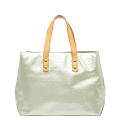 ルイ ヴィトン モノグラム ヴェルニ リードPM ハンドバッグ M91145 グリ シルバー パテントレザー レディース LOUIS VUITTON 【中古】