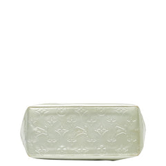 ルイ ヴィトン モノグラム ヴェルニ リードPM ハンドバッグ M91145 グリ シルバー パテントレザー レディース LOUIS VUITTON 【中古】