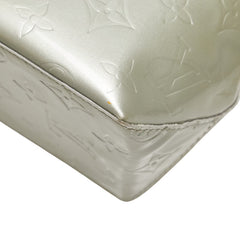 ルイ ヴィトン モノグラム ヴェルニ リードPM ハンドバッグ M91145 グリ シルバー パテントレザー レディース LOUIS VUITTON 【中古】