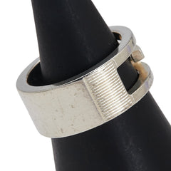 グッチ ブランデッドG リング 指輪 #8 SV925 シルバー メンズ GUCCI 【中古】