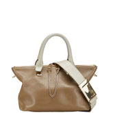 クロエ ベイリー ハンドバッグ ショルダーバッグ 2WAY グレージュ グレー レザー レディース Chloe 【中古】