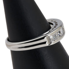 Pt900 プラチナ ダイヤ1.00ct 一文字 リング 指輪 レディース 11号 【中古】