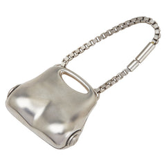 シャネル ヒップバッグ モチーフ チャーム バッグチャーム シルバー メタル レディース CHANEL 中古