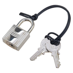 エルメス カデナ 南京錠 キー セット シルバー メタル レディース HERMES 【中古】