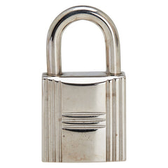 エルメス カデナ 南京錠 キー セット シルバー メタル レディース HERMES 【中古】