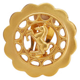 エルメス BIJOUTERIE FANTAISIE 馬 ホース イヤリング 片側のみ ゴールド メッキ レディース HERMES 【中古】