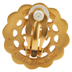 エルメス BIJOUTERIE FANTAISIE 馬 ホース イヤリング 片側のみ ゴールド メッキ レディース HERMES 【中古】