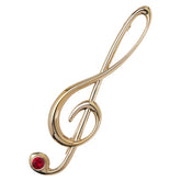 ドルチェアンドガッバーナ 音符 モチーフ ブローチ ゴールド メッキ レディース DOLCE&GABBANA 【中古】