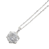 ノーブランド Pt850 プラチナ Pt900 プラチナ ダイヤ1.1141ct ネックレス レディース no brand 【中古】