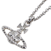 ヴィヴィアンウエストウッド オーブ ペンダントネックレス シルバー メタル ラインストーン レディース Vivienne Westwood 【中古】
