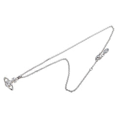 ヴィヴィアンウエストウッド オーブ ペンダントネックレス シルバー メタル ラインストーン レディース Vivienne Westwood 【中古】