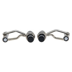 モンブラン カフス カフリンクス シルバー ブラック メタル オニキス レディース MONTBLANC 【中古】