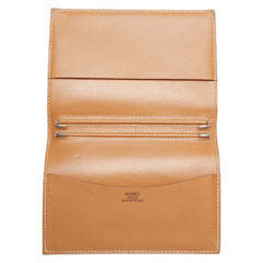 エルメス アジェンダGM 手帳カバー ゴールド ブラウン ボックスカーフ レディース HERMES 中古