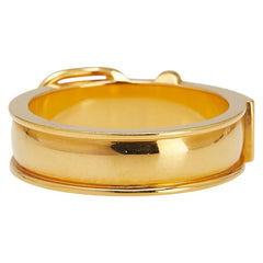 エルメス ブックルセリエ ベルトモチーフ スカーフリング ゴールド メッキ レディース HERMES 【中古】