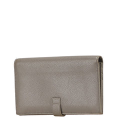 サンローラン サックドジュール 長財布 504981 グレー レザー レディース SAINT LAURENT 中古