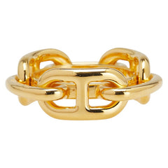 エルメス シェーヌダンクル スカーフリング ゴールド メッキ レディース HERMES 【中古】