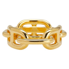 エルメス シェーヌダンクル スカーフリング ゴールド メッキ レディース HERMES 【中古】