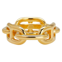 エルメス シェーヌダンクル スカーフリング ゴールド メッキ レディース HERMES 【中古】