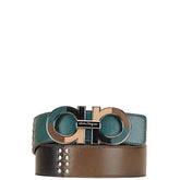 サルヴァトーレフェラガモ ガンチーニ リバーシブル ベルト マルチカラー レザー レディース Salvatore Ferragamo 【中古】