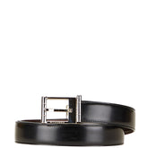 ブルガリ リバーシブル ベルト ブラック ブラウン レザー メンズ BVLGARI 【中古】