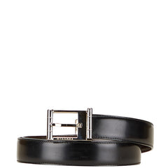 ブルガリ リバーシブル ベルト ブラック ブラウン レザー メンズ BVLGARI 【中古】